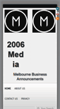 Mobile Screenshot of melbourne2006.com.au
