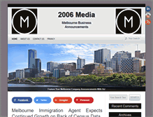 Tablet Screenshot of melbourne2006.com.au